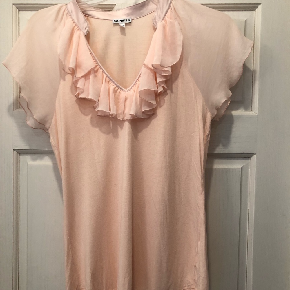 Pink dress shirt from express. Size L.